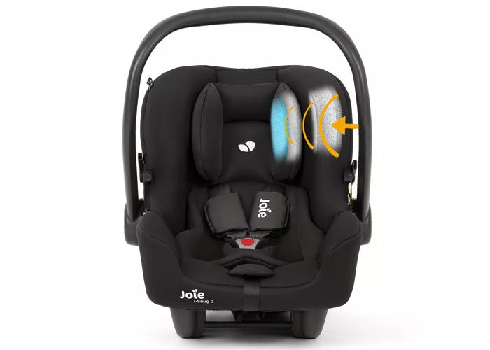 Joie I-Snug 2 i-size 0-13 kg + Joie Baza I-Base Encore  0-13 kg funkcjonalność