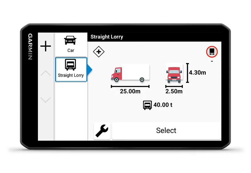 Funkcja Garmin Dezl LGV720 [010-02924-15]