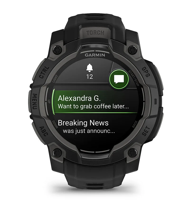 Garmin Instinct 3 Amoled 45mm Czarny [010-02936-00] funkcjonalność