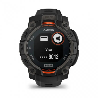 Garmin Instinct 3 Solar 45 mm Czarny [010-02934-00]