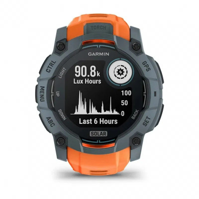 Garmin Instinct 3 Solar 50mm Pomarańczowy [010-02935-01] 