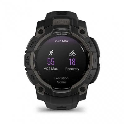 Garmin Instinct 3 Amoled 50mm Czarny [010-03020-00]