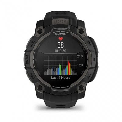 Garmin Instinct 3 Amoled 50mm Czarny [010-03020-00]