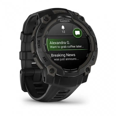 Garmin Instinct 3 Amoled 45mm Czarny [010-02936-00]