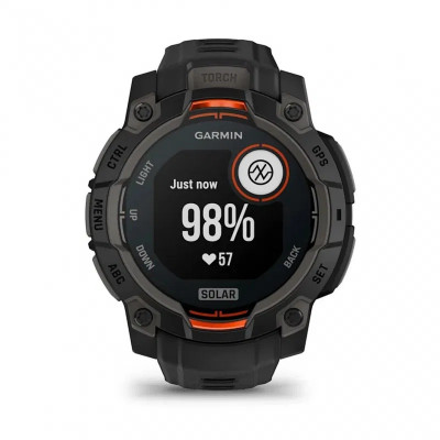 Garmin Instinct 3 Solar 45 mm Czarny [010-02934-00]