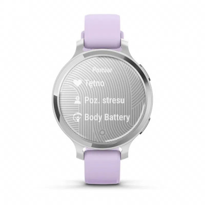 Garmin Lily 2 Active Srebrny z paskiem Purple Jasmine [010-02891-01]