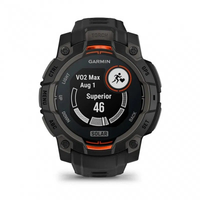 Garmin Instinct 3 Solar 45 mm Czarny [010-02934-00]