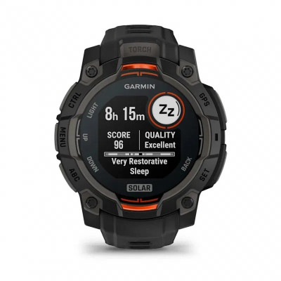 Garmin Instinct 3 Solar 50mm Czarny [010-02935-00]