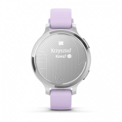 Garmin Lily 2 Active Srebrny z paskiem Purple Jasmine [010-02891-01]