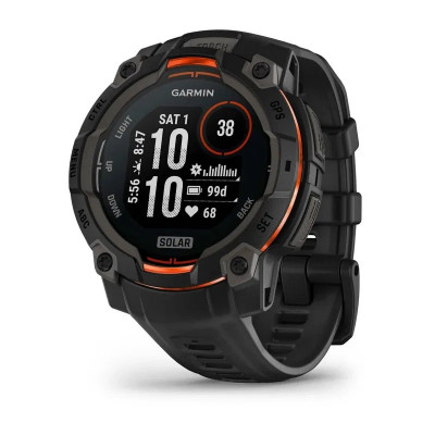 Garmin Instinct 3 Solar 45 mm Czarny [010-02934-00]