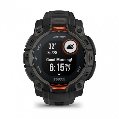 Garmin Instinct 3 Solar 45 mm Czarny [010-02934-00]