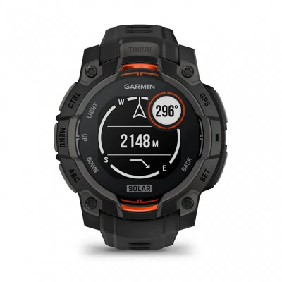 Garmin Instinct 3 Solar 45 mm Czarny [010-02934-00]