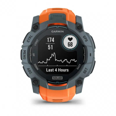 Garmin Instinct 3 Solar 50mm Pomarańczowy [010-02935-01] 