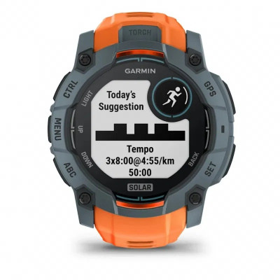 Garmin Instinct 3 Solar 50mm Pomarańczowy [010-02935-01] 