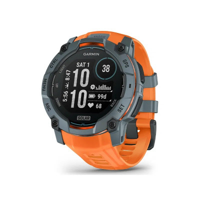 Garmin Instinct 3 Solar 50mm Pomarańczowy [010-02935-01] 